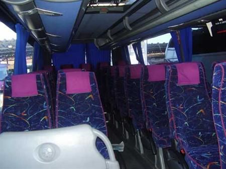 Autocares Isaac asientos de bus